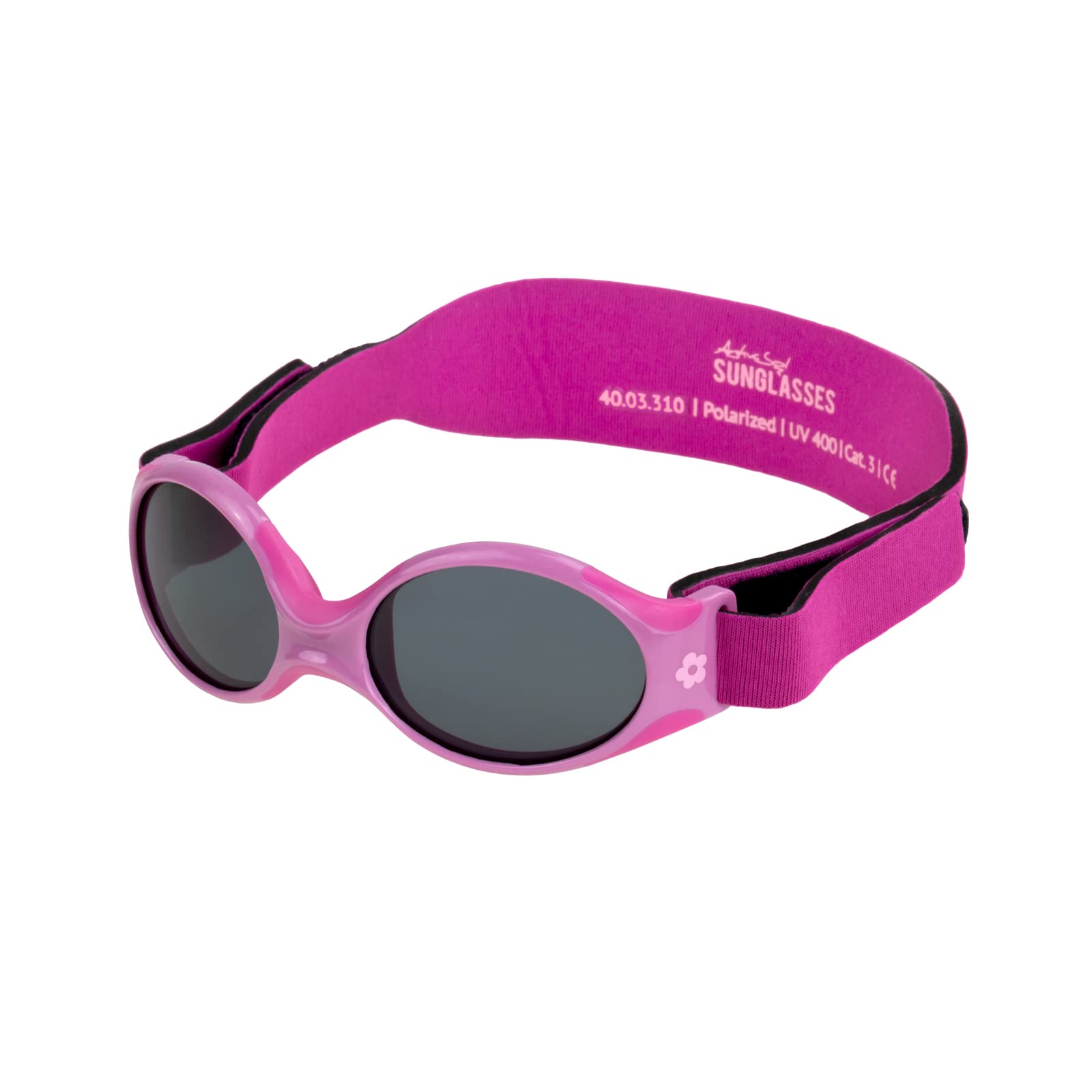 ActiveSol Explorer - Gafas de sol para bebé, niños y niñas, con banda extra suave, polarizadas, protección UV400, categoría de filtro 3, talla única de 0 a 2 años, extra ligeras