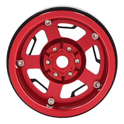 Emoshayoga Metal Wheel Hub Rc, Rc Wheel Hub Cnc Machining For Remote Control Vehicle(Red) #TOP7