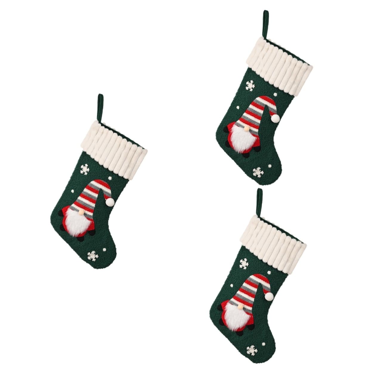 Chaussettes de bonbons de Noël d'époque pour garnir de cadeaux le sapin