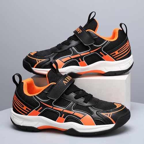 Kids Racket Sneakers - Boys Girls Badminton Shoes Tennis Shoes, Suitable for All Courts Squash Sneakers | Strong Support and Shock Absorption (Little Kids/Big Kids)4