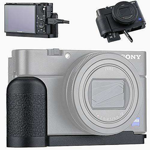 Poignée métal antidérapante pour Sony RX100M7 support en L avec accès micro et batterie libre