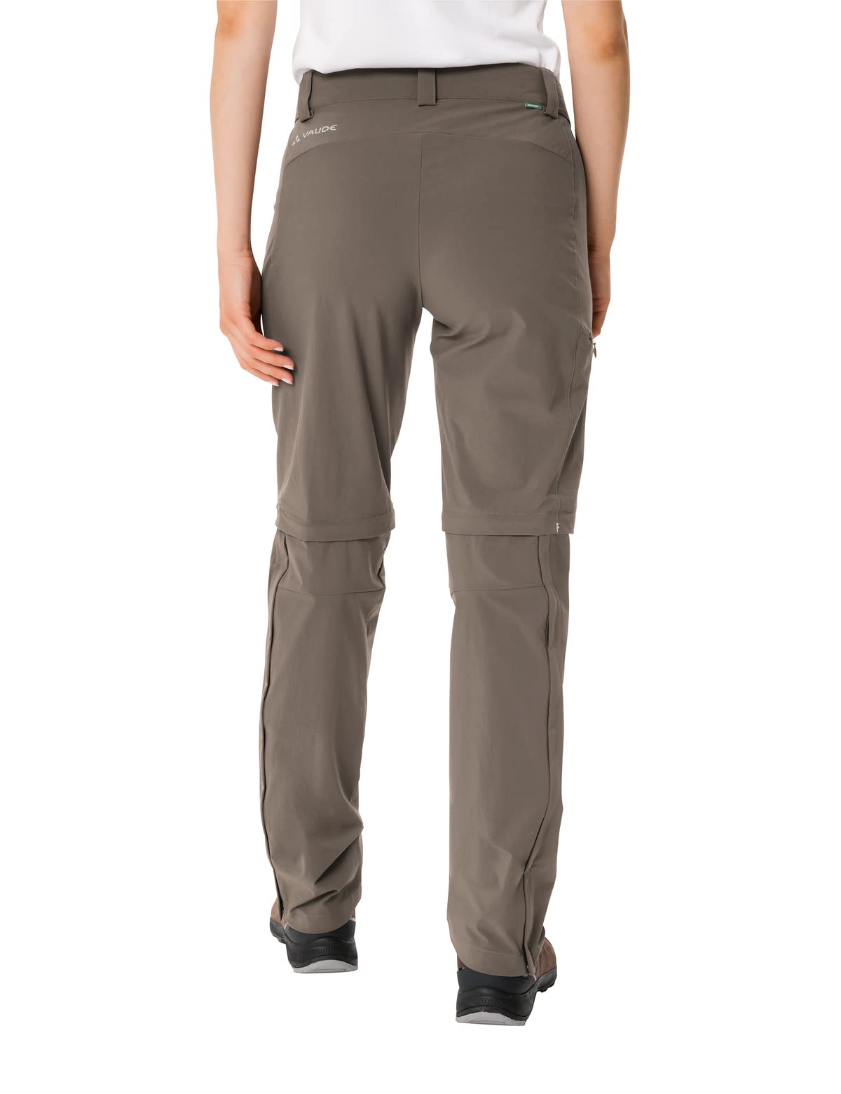 VAUDE Damskie spodnie trekkingowe z odpinanymi nogawkami Farley Stretch III, wodoodporne spodnie outdoorowe, rozciągliwe, oddychające spodnie trekkingowe z gumowym ściągaczem, wygodne, wiatroszczelne i szybkoschnące