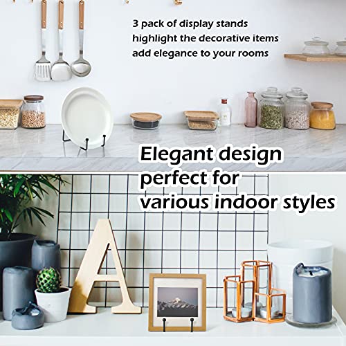 image for Aifanss Plate Stand for Display, 3 Pack 4.5