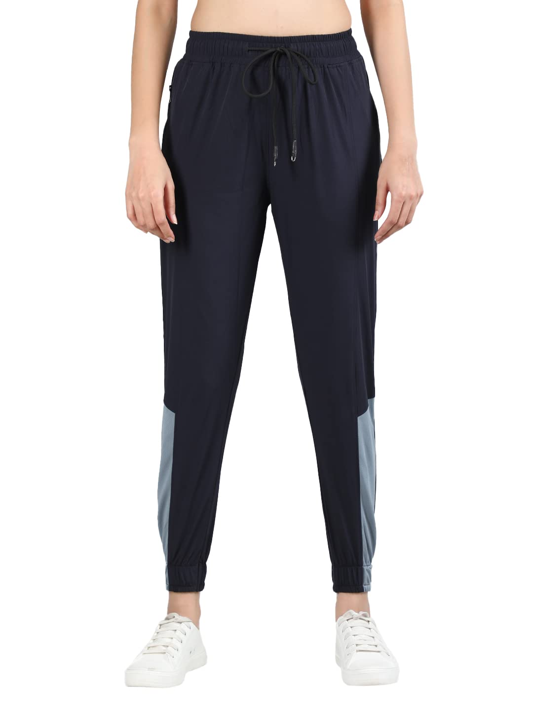 chkokko Women High Rise Sports Gym Regular Fit Track Pant Running Lower With Zipper Pocket-picture-18