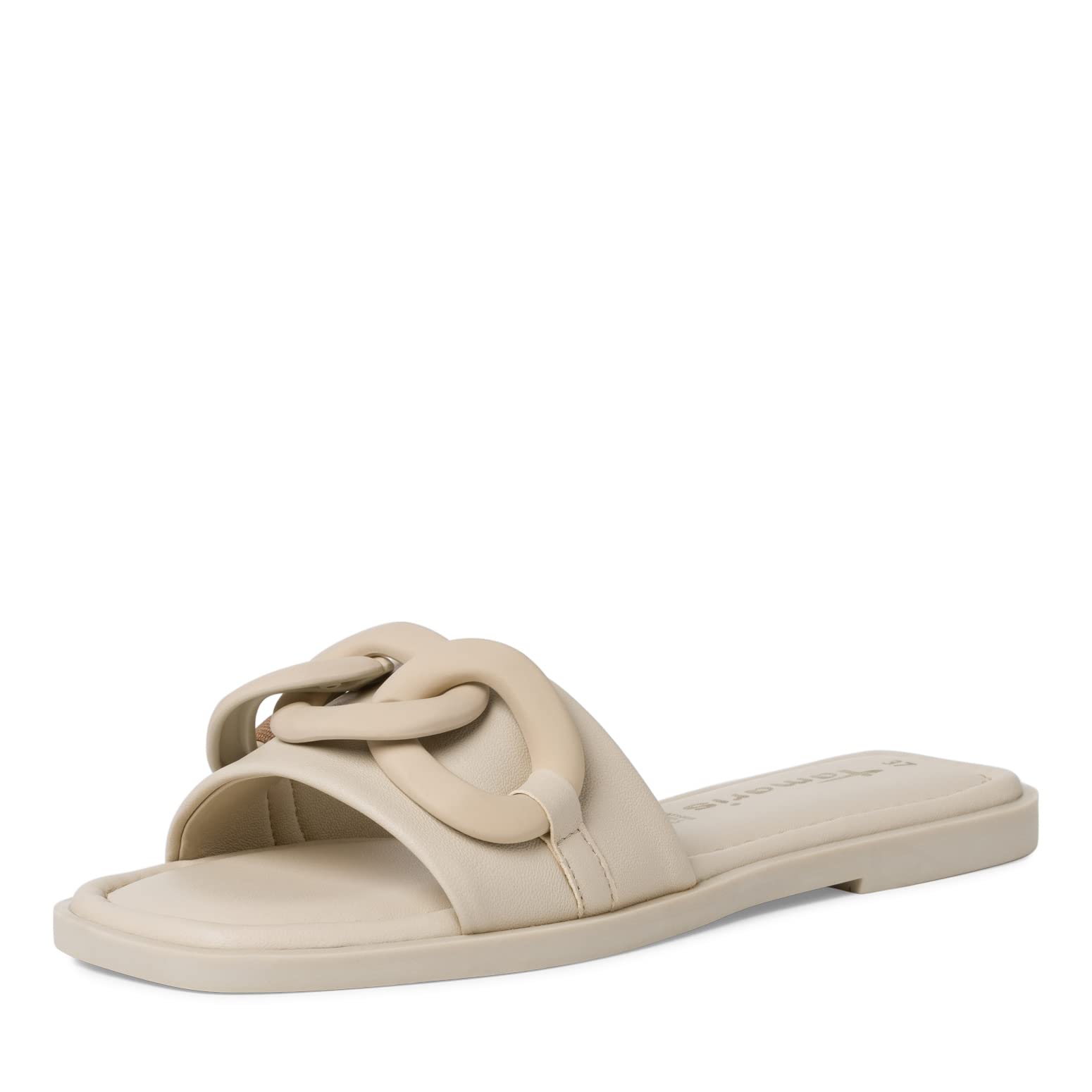 Tamaris Women's 1-1-27119-30 Slippers, Ivory Plain, 37 EU