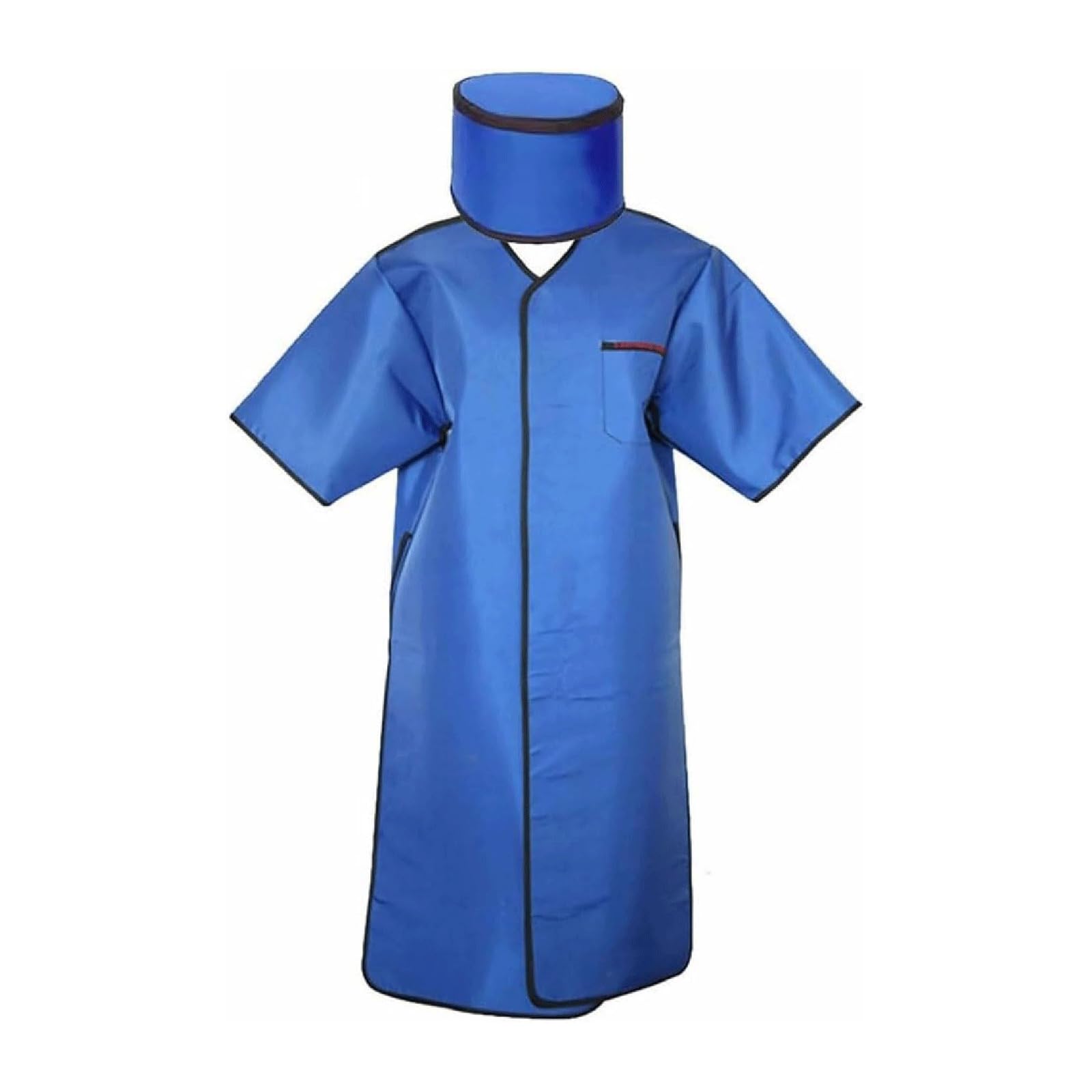 Grembiule in Piombo Grembiule antiradiazioni da 0,5 mm/0,35 mmpb Scudo Anti-X con Cappuccio in Piombo Grembiule Anti-X a Maniche Corte Grembiule Unisex