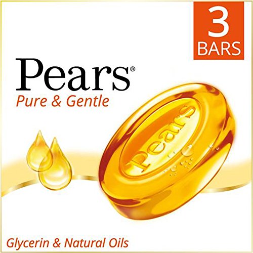 Image of Pears Pure And Gentle Bathing Bar, 3X125G