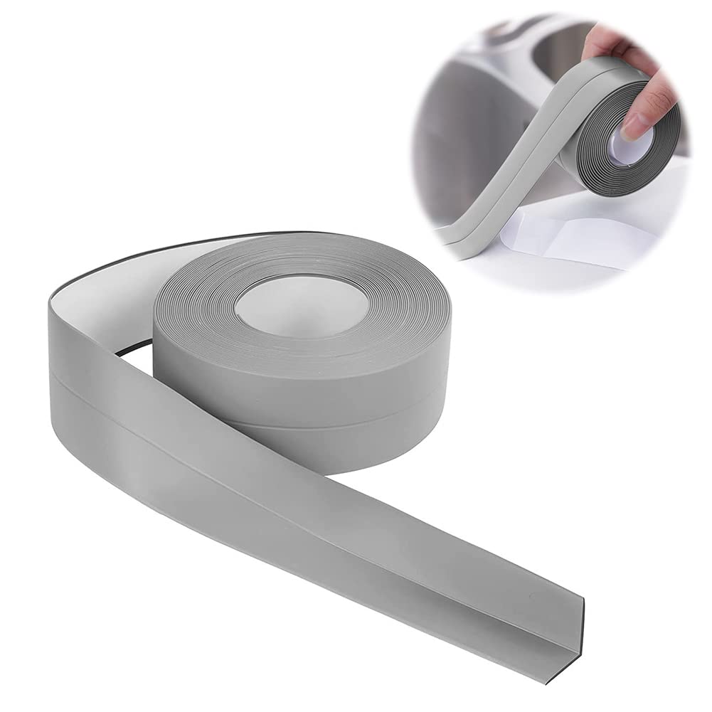 IVEOPPE Rodapiés Autoadhesivo - 20m x 32mm Rodapies de PVC Flexible, para Cocina y Baño, Blanco