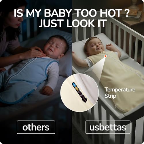 Image of Baby Sleep Sack 6-12 Months 0.5 Tog, Supersoft Thermostatic Cotton Toddler Sleeping Sack for Babies Infant, 2-Way Zipper Baby Wearable Blanket for Summer Blue