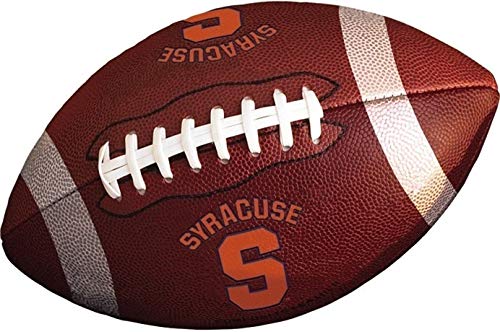 9 Inch Syracuse Orange Football University SU Logo Removable Wall Decal Sticker Art NCAA Home Room Decor 9 by 6 Inches