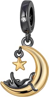 MULA 925 Sterling Silver Charms for Bracelets and Necklaces Lipstick and Bag Dangle Pendants Tower Camera Beads Jewelry Charms for Women