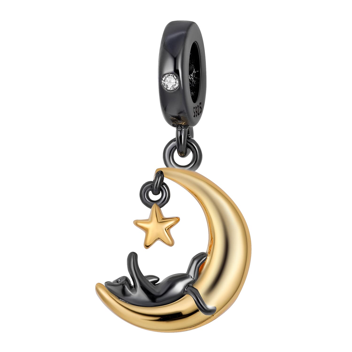 MULA925 Sterling Silver Charms for Bracelets and Necklaces Lipstick and Bag Dangle Pendants Tower Camera Beads Charms Jewelry Gift for Women