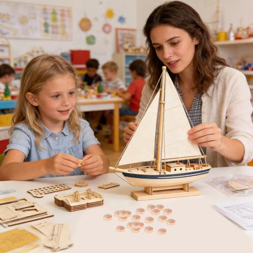 Genérico Kit De Polea De Modelo De De Madera -, 0,31 Pulgadas De Precisión, Velero, Velero De Bricolaje | Accesorio De Aparejo para Construcción De Maquetas, Manualidades, Proyectos De Pasatiempos - imagen 4