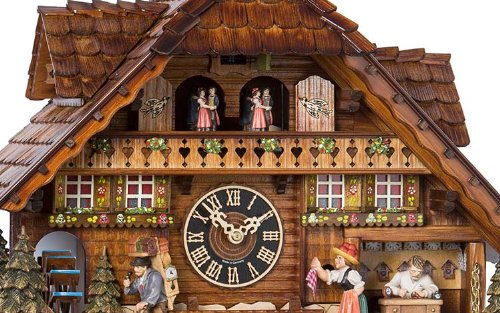 Horloge de coucou murale en bois de Style nordique... – Grandado