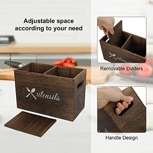 Encuentra reviews de Organizador utensilios encimera madera del mes. 21 Imagen adicional