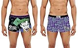 Unbekannt DC Comics Herren Boxershorts 2er-Pack The Joker Schwarz M