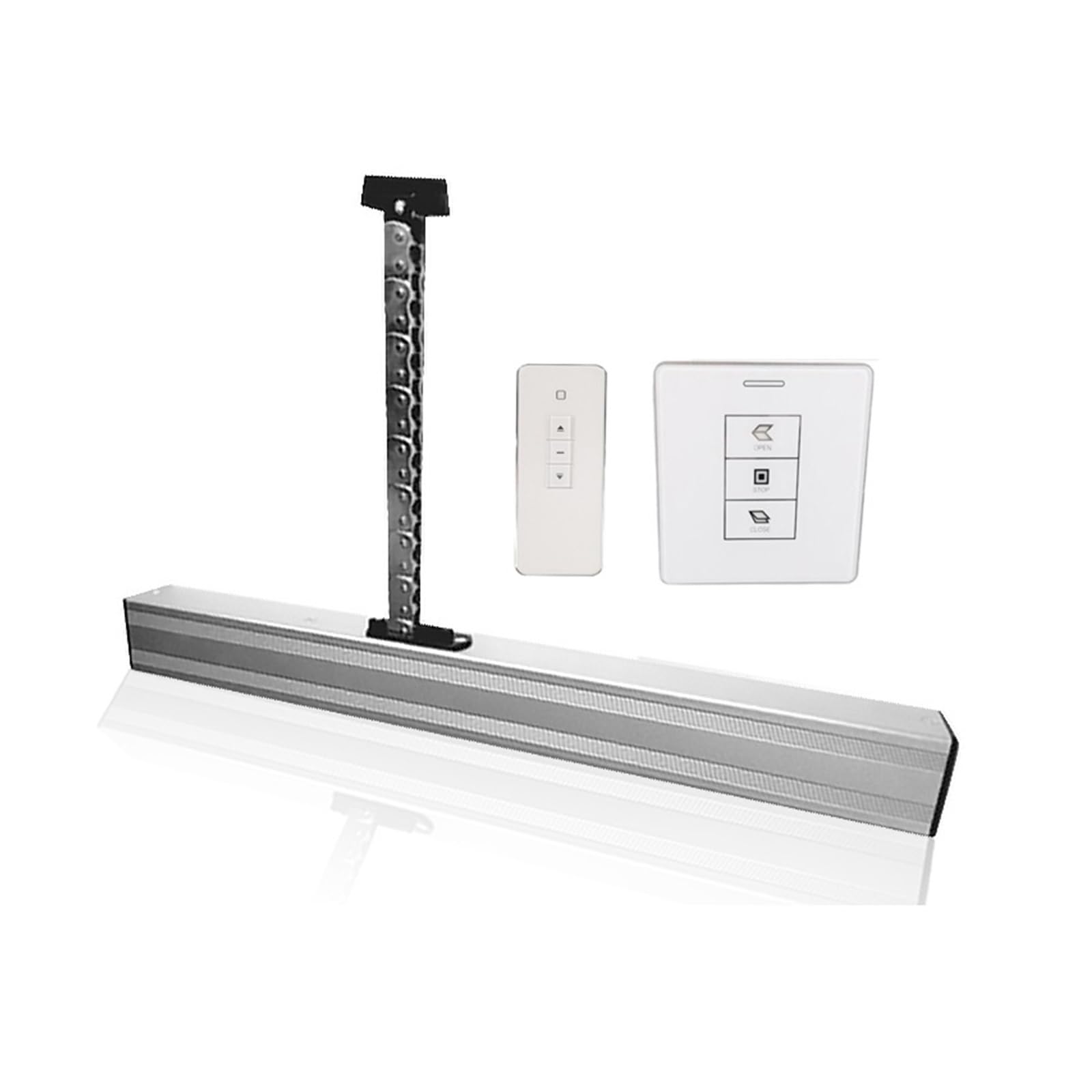 Abridor automático de puertas, Abridor de ventanas automático con Motor inteligente Tuya DC24V, interruptor , Control por aplicación de teléfono, con Sensor de lluvia opcional para familias numerosas,