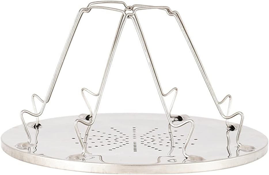 Outdoor Stainless Steel Toaster 4 Slice Toast Plate Camping Barbecue Rack Folding Baking Tray Bread Toast Tray Portable Camping Toaster Rack