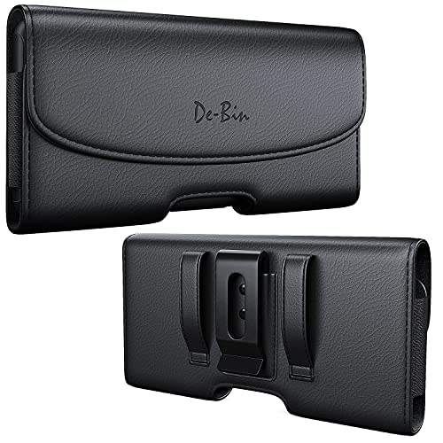 Debin Cell Phone Holster For Iphone 13 Mini, 12 Mini, Se, Iphone 8, 7, 6S Belt Holster Case With Belt Clip Carrying Pouch Holder (Fits Apple Iphone 13 Mini, 12 Mini, Se, 8 With Protective Case On) #TOP5