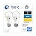 GE Basic LED Light Bulbs, 100 Watt, Daylight, A19 (2 Pack)