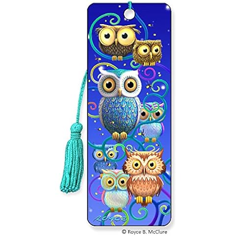 Artgame 3D Bookmarks for Night Owls Cover