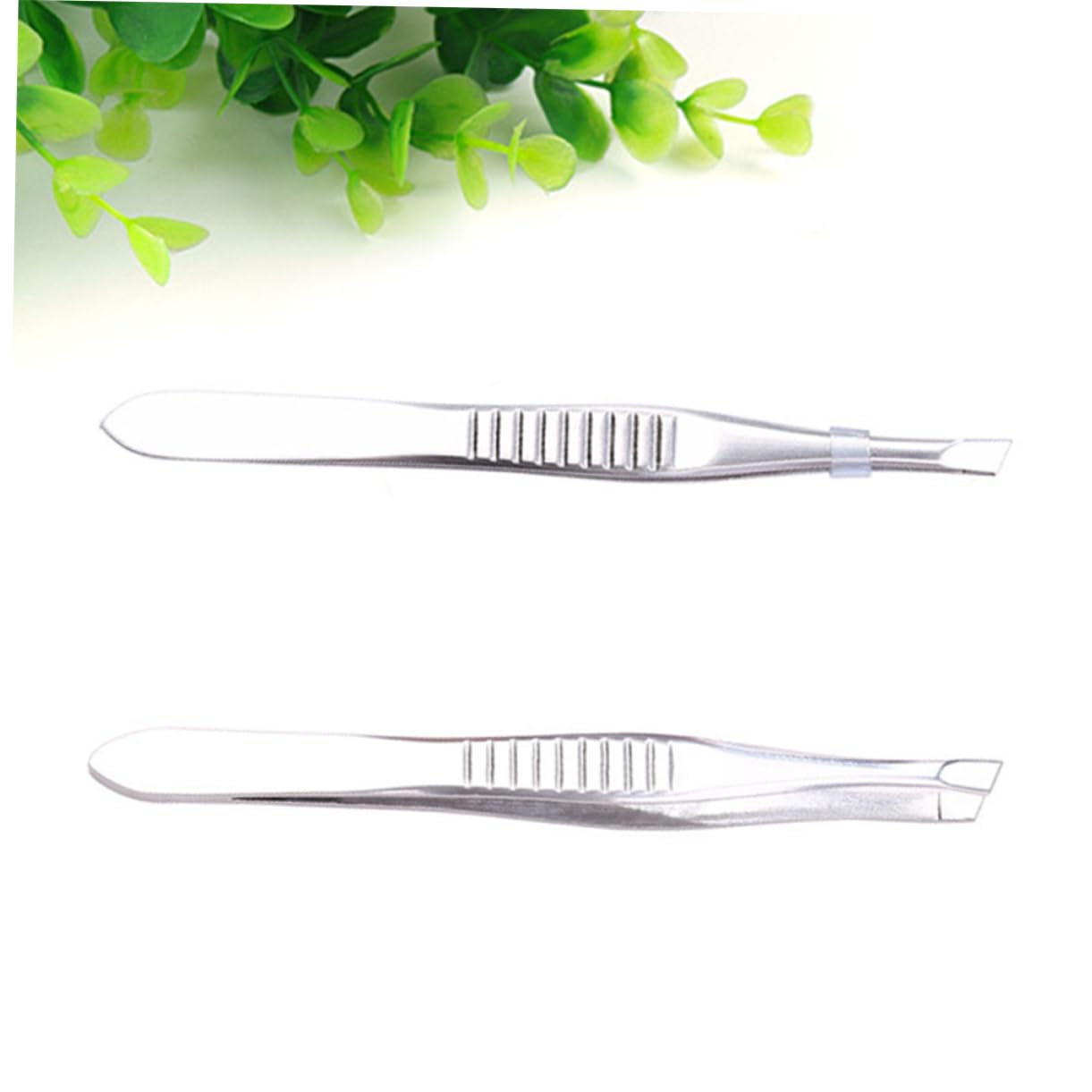 LIFKOME Stainless Steel Eyebrow Clamp Precision Tweezers Safe for Easy to Clean for Ingrown Hair Random