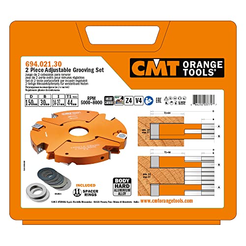 CMT 694.021.30 SET 2 TESTE X INCASTRI REG. C/COLT. HW Z4+V4 D=150x14-27x30