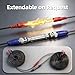 LETONDA BNC Video Cable - 4mm Thickened Upgraded Version A Safer More Reliable Integrated BNC Video Power Extension Cable for Security Camera CCTV Monitoring and DVR System installations (1, 100ft)