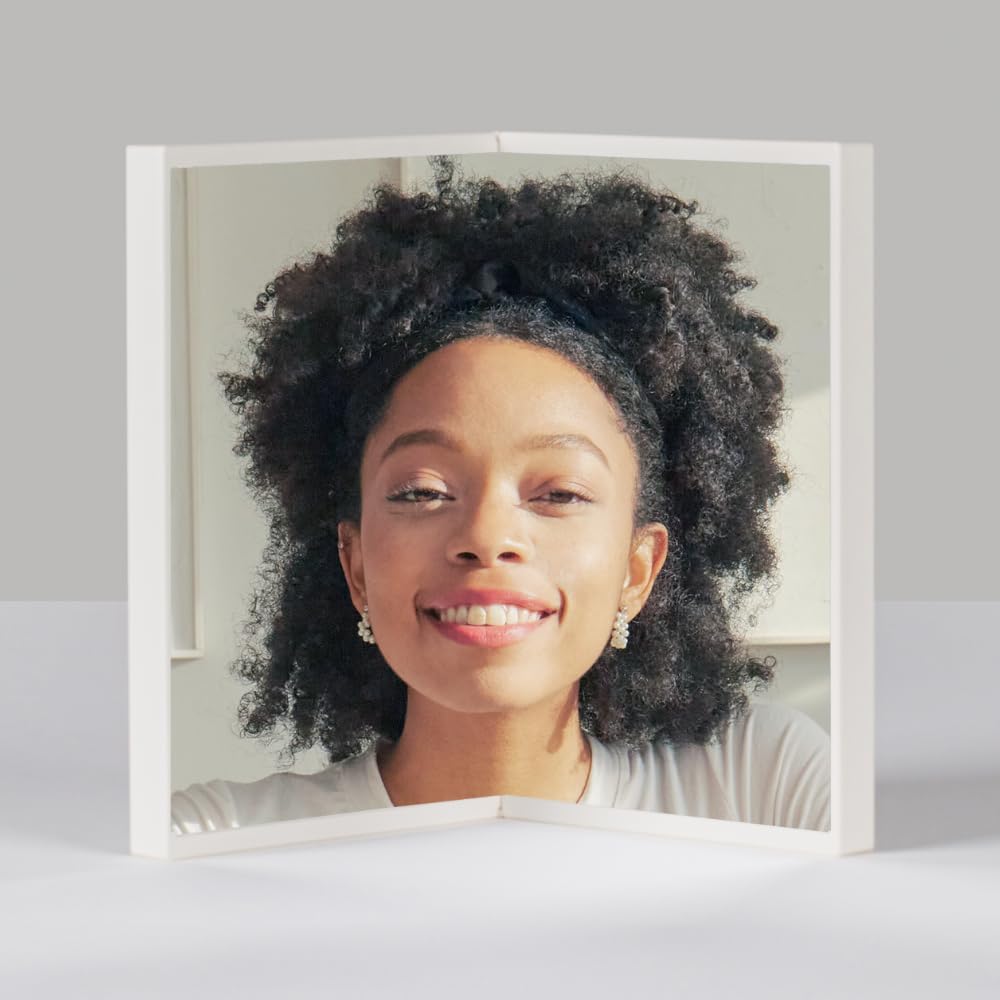 Realme V Non-Reversing Mirror(Without a Stand) – True Image, Unmatched Precision, Calibration Free, Slim Design for Makeup Vanity, 9'' Non-Reversing Mirror