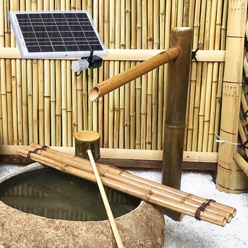 Fontaine en bambou naturel de qualité supérieure pour aménagement intérieur et cour