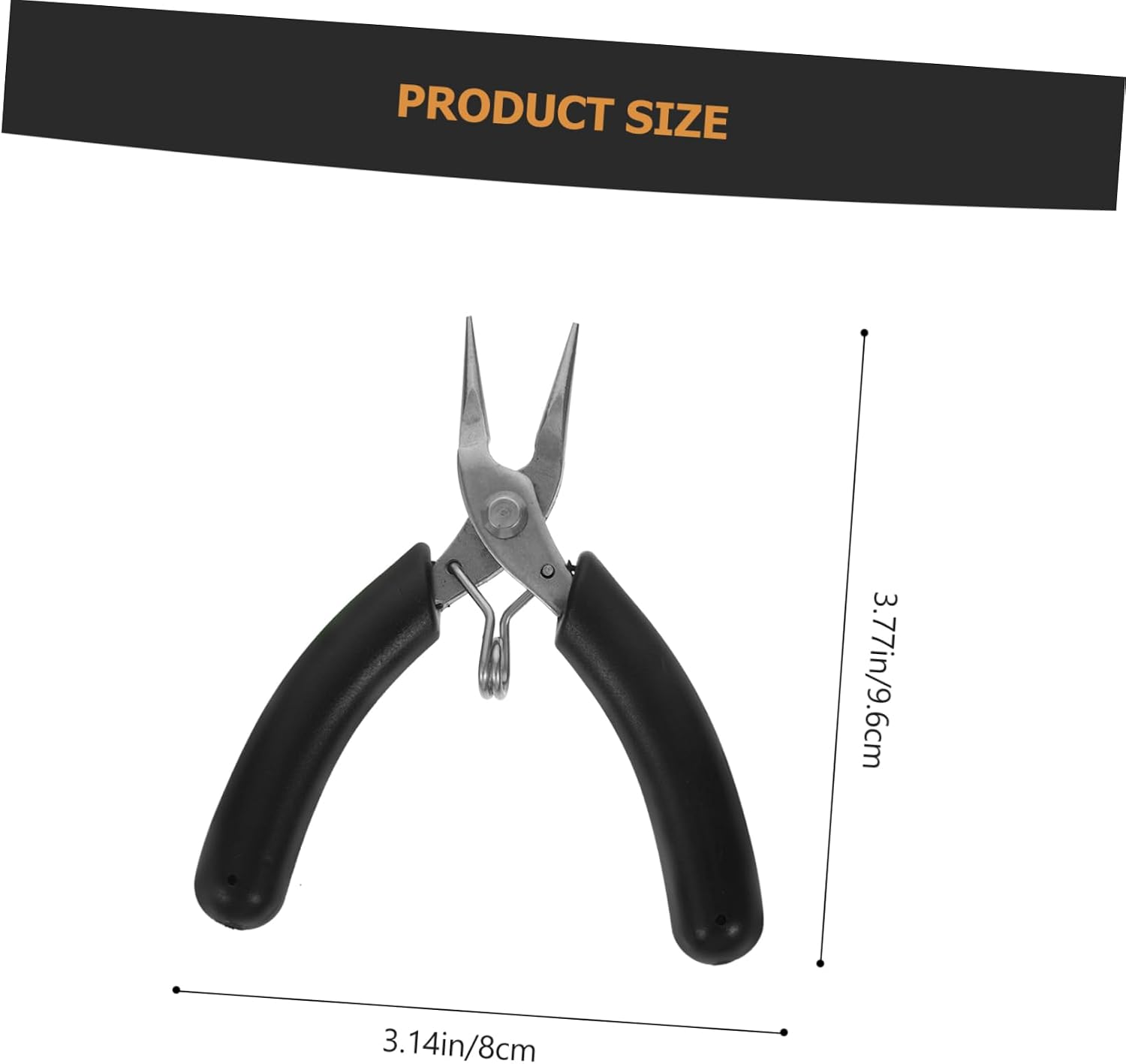 NUOBESTY 3pcs Sturdy Stainless Steel Nose Jewelry Pliers for Beading and Crafting Essential Tool for Jewelry Making Handicrafts and Projects
