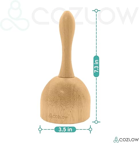 Miniatura 9 de COZLOW Kit completo 6 en 1 de herramientas de masaje de terapia de madera  Kit de Maderoterapia herramientas de terapia de madera para moldear el