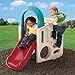 Step2 Panda Climber | Outdoor Toddler Activity Playset, Tan/Red/Yellow/Blue