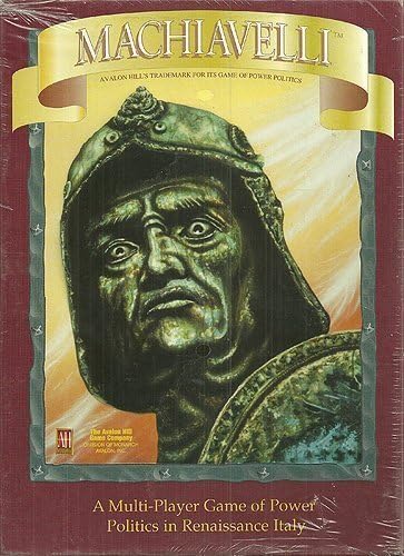 Avalon Hill Machiavelli Board Game - Historical-Strategy - 4-8 Players - Ages 14+
