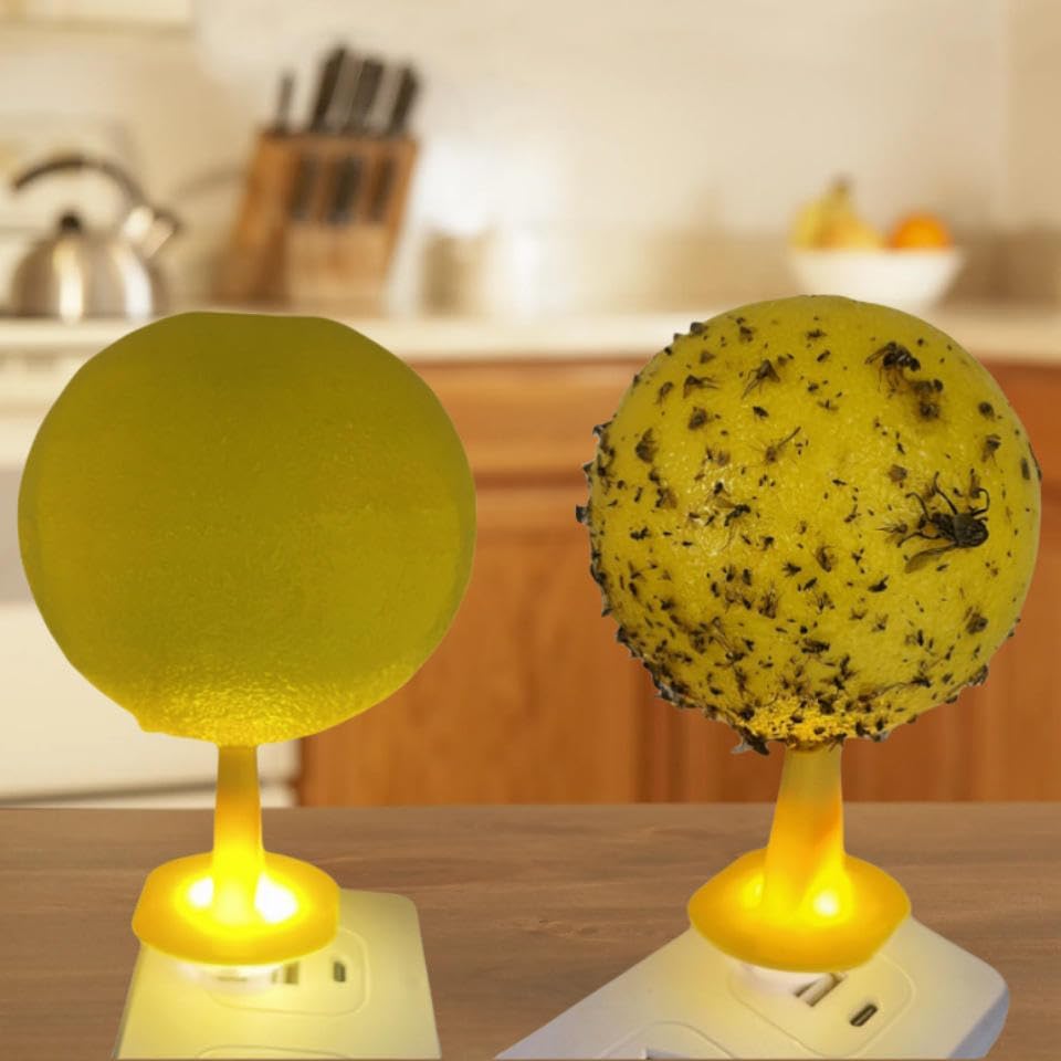 2Pcs Garden Sticky Mosquito Traps, Powerful Insect-Catching Balls, Rainproof and Non-Toxic, USB Power & Hanging Fly Ball, Suitable for Households, Gardens, Farms & Parks-image-32