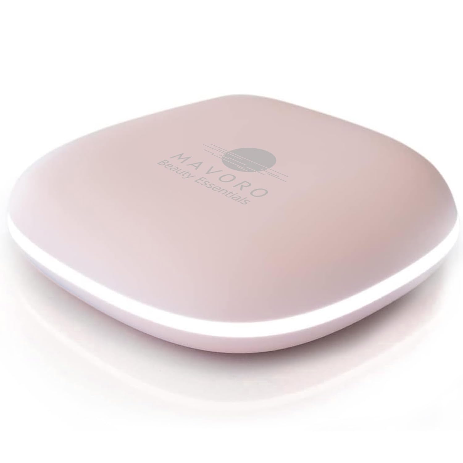 Mavoro Espejo de Maquillaje de Viaje LED | Aumento 1x/10x | Recargable USB-C | Espejo Compacto portátil para Bolsillo y…