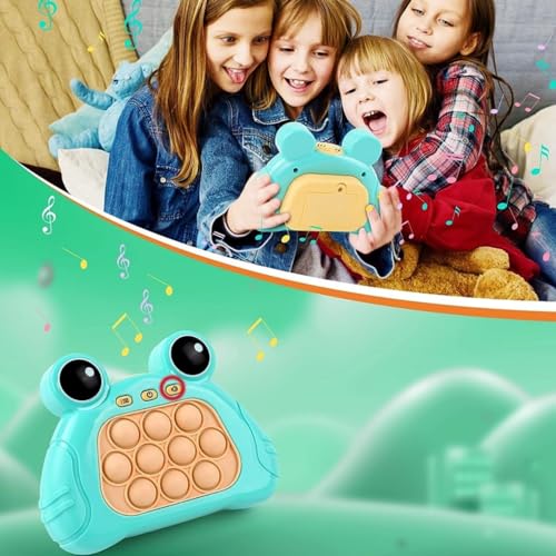 Pop It Eletronico Fidget Brinquedo De Apertar Anti Stress Bichinhos Sapinho Premium NOTYAZ (Rosa)