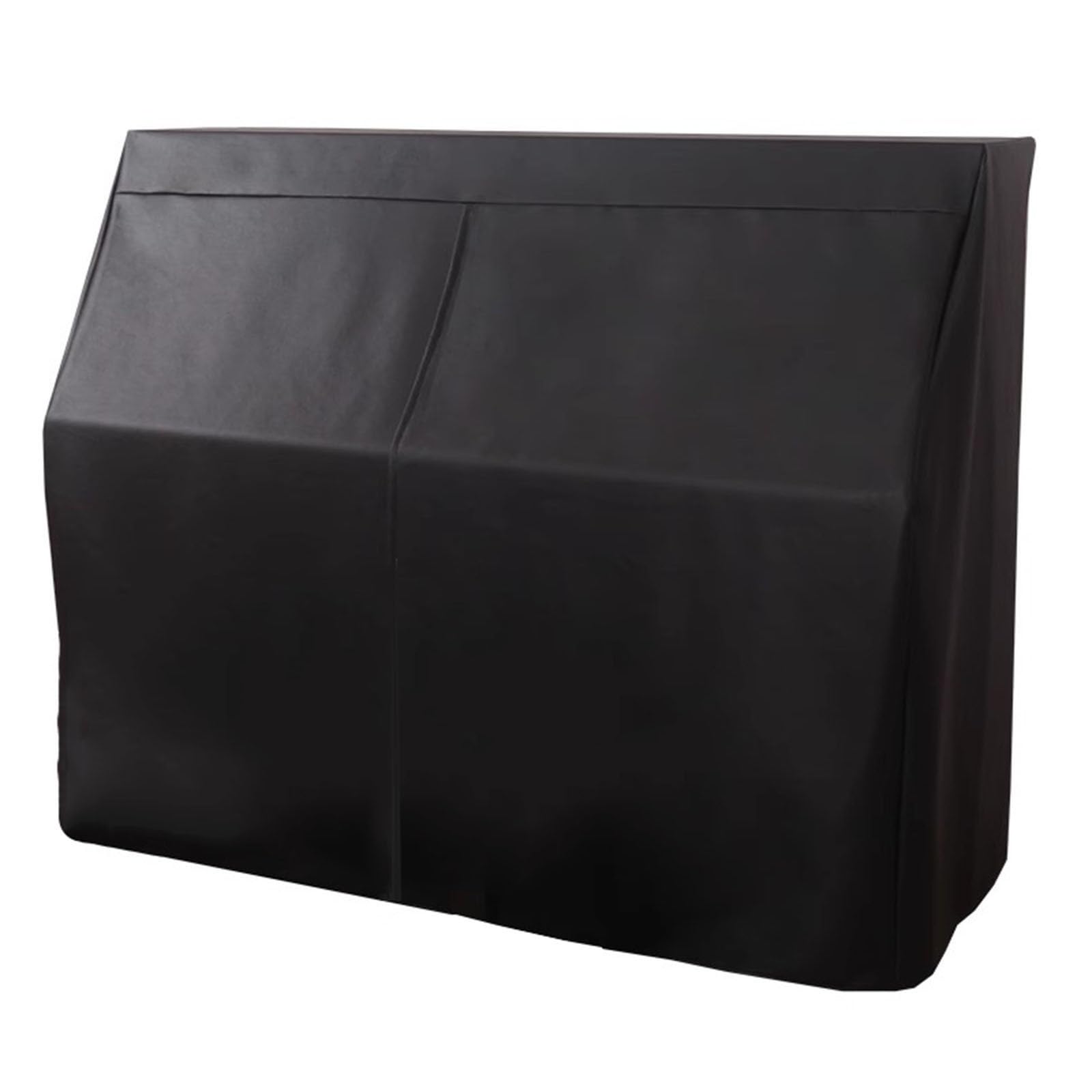 Housse Protection Piano Droit 155x40x124 Cm - Couverture Complète Anti-Poussière Noire