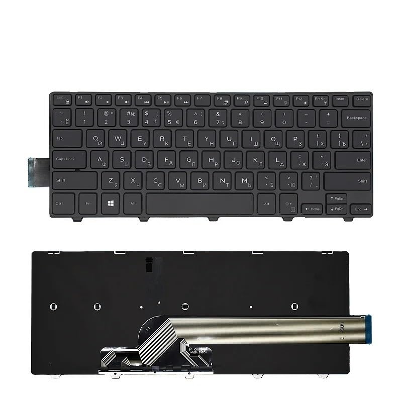Clavier Inspiron 14 5458 américain espagnol idéal pour le travail nomade et rédaction