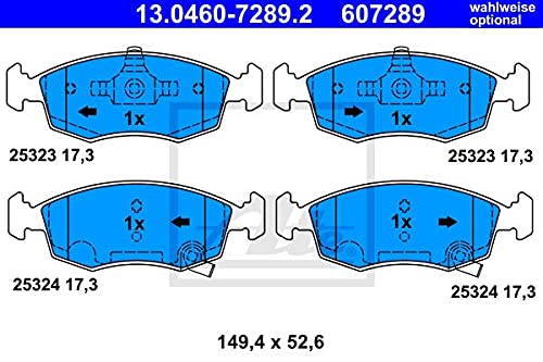 ATE 607289 Kit Freno
