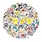 100 PCS Cute P.o.kémon Stickers for Gifts, Waterproof Sticker for Phone, Laptop, Water Bottles, Hydro Flask, Stickers for