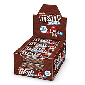 M&M’s Protein Chocolate Bar (12x51g) Chocolate – 15g eiwit per reep – Klassieke chocoladesmaak – Weinig suiker – Perfect na training of tussendoor