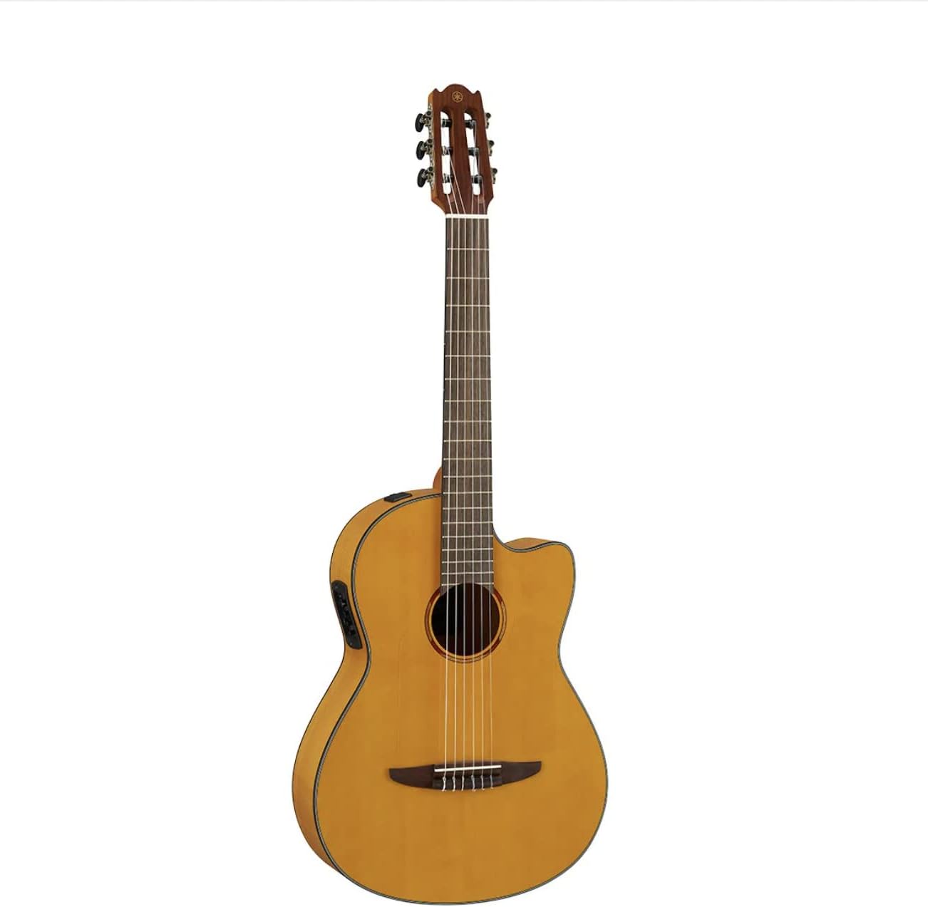 Yamaha NCX1FM NT Acoustic-Electric Nylon-String Classical Guitar With Flame Maple Back and Sides, Natural