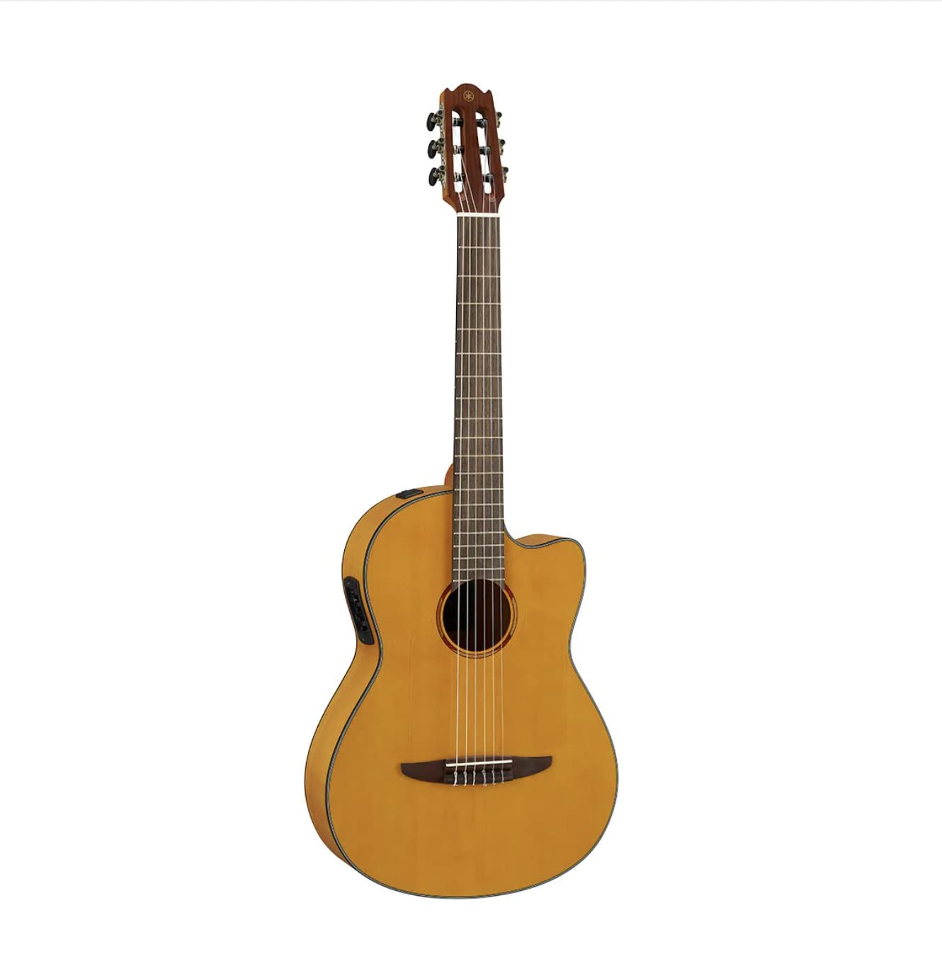 Yamaha NCX1FM NT Acoustic-Electric Nylon-String Classical Guitar With Flame Maple Back and Sides, Natural