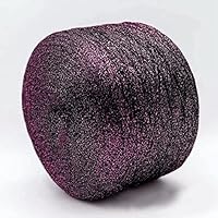 LUNYY 50g Or Argent Métallisé Fil Scintillant Crochet Métallisé Fils Fils Pour Tricoter À La Main Couture Bricolage