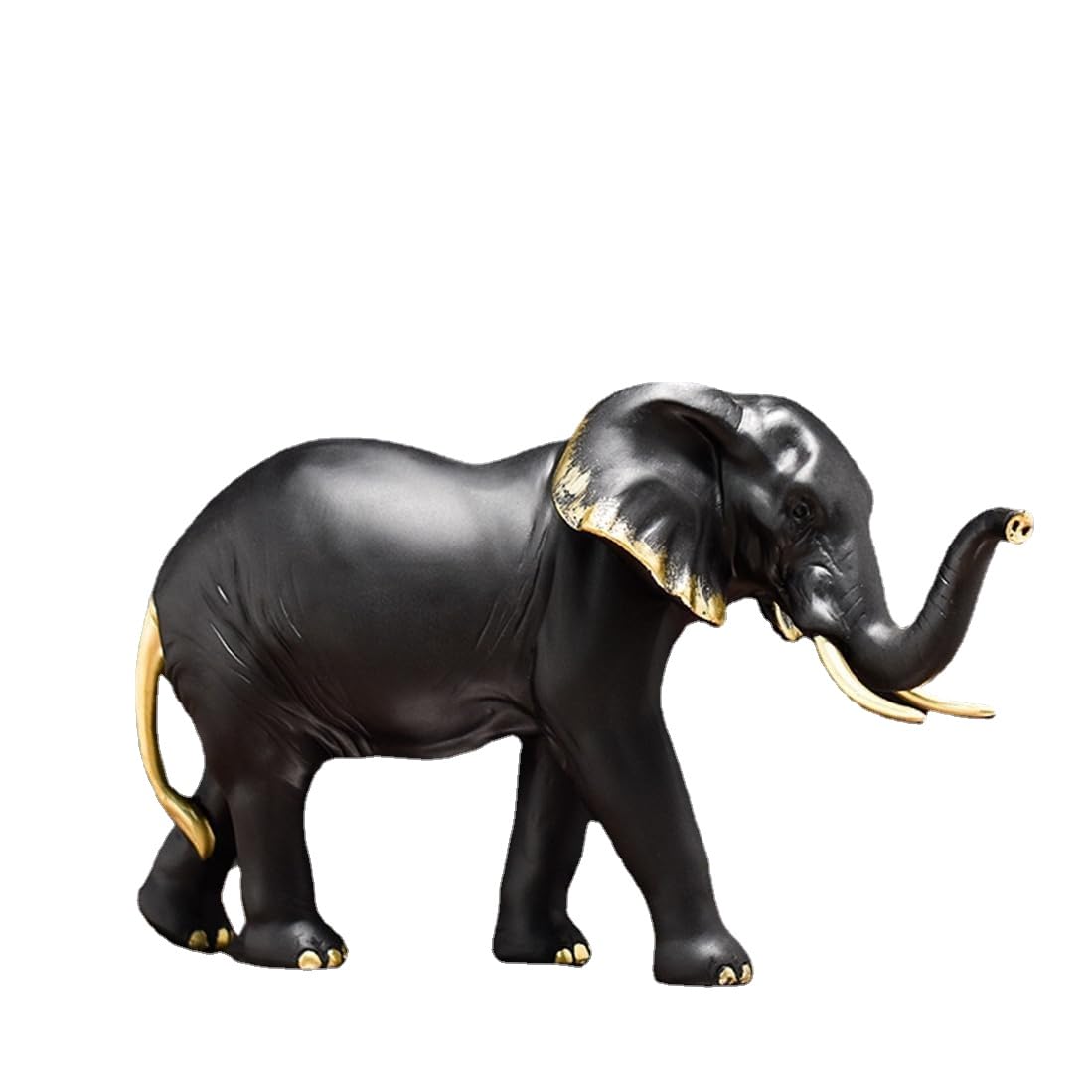 DFrywdgSEY Animal statue, Elephant Resin Animal Statue Home Decor Tabletop Ornament Modern Fashion Figurine Craft