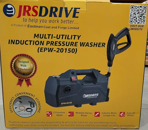 Image of JRS Drive Multi-Utility Induction Pressure Washer, 20150, Multiple Spray Modes, 2 Function Apply, Industry Motor, Auto Off Design