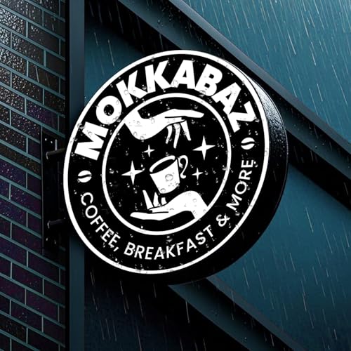 Insegna luminosa a LED bifacciale personalizzata per esterni - Insegna pubblicitaria illuminata, segnaletica a LED per esterni per aziende, saloni, bar e ristoranti, insegna luminosa con logo