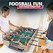 GoSports 32 Inch Tabletop Foosball Game Set - Mini Foosball Table - Oak