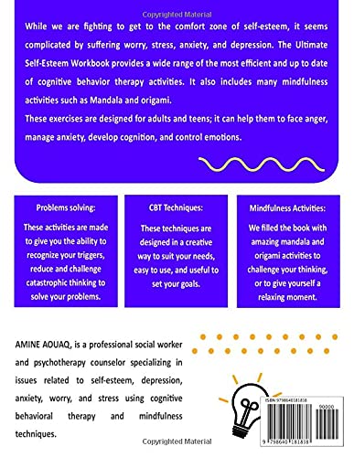 Miniatura 2 de The Ultimate Self-Esteem Workbook Easy-to-Use CBT Worksheets to Overcome Anxiety, Panic, Worry, Anger, Depression and Self-esteem Issues